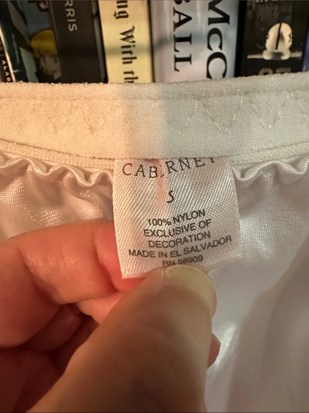 Cabernet Ivory White Half Slip - Picture 2 of 5